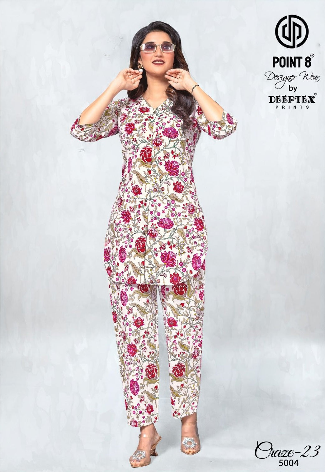 Craze 23 Vol 5 Deeptex Prints Cotton Co Ord Set Wholesale Rate