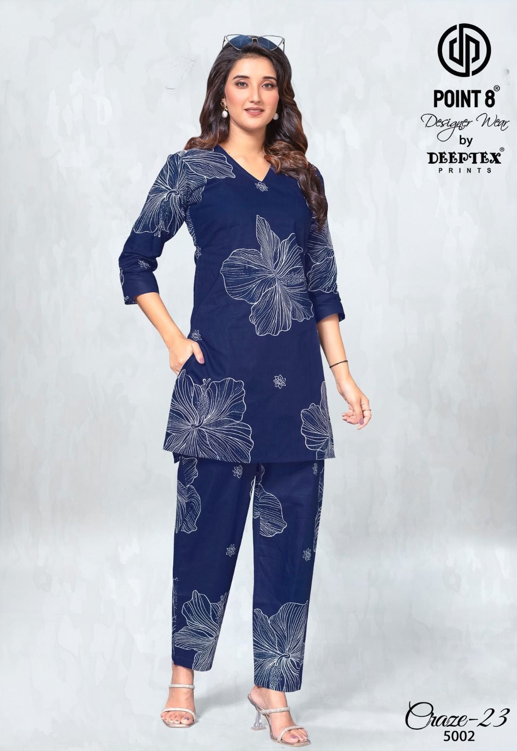 Craze 23 Vol 5 Deeptex Prints Cotton Co Ord Set Wholesale Rate