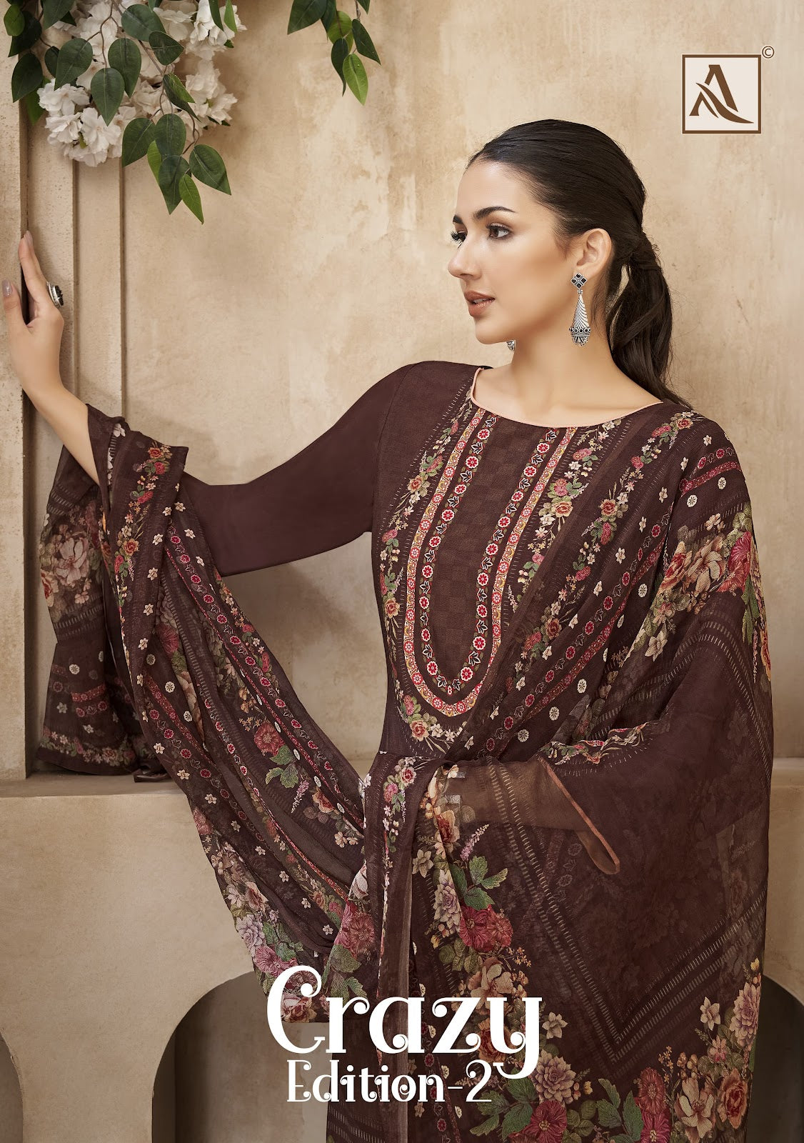 Crazy Edition 2 Alok Viscose Muslin Karachi Salwar Suits Exporter India