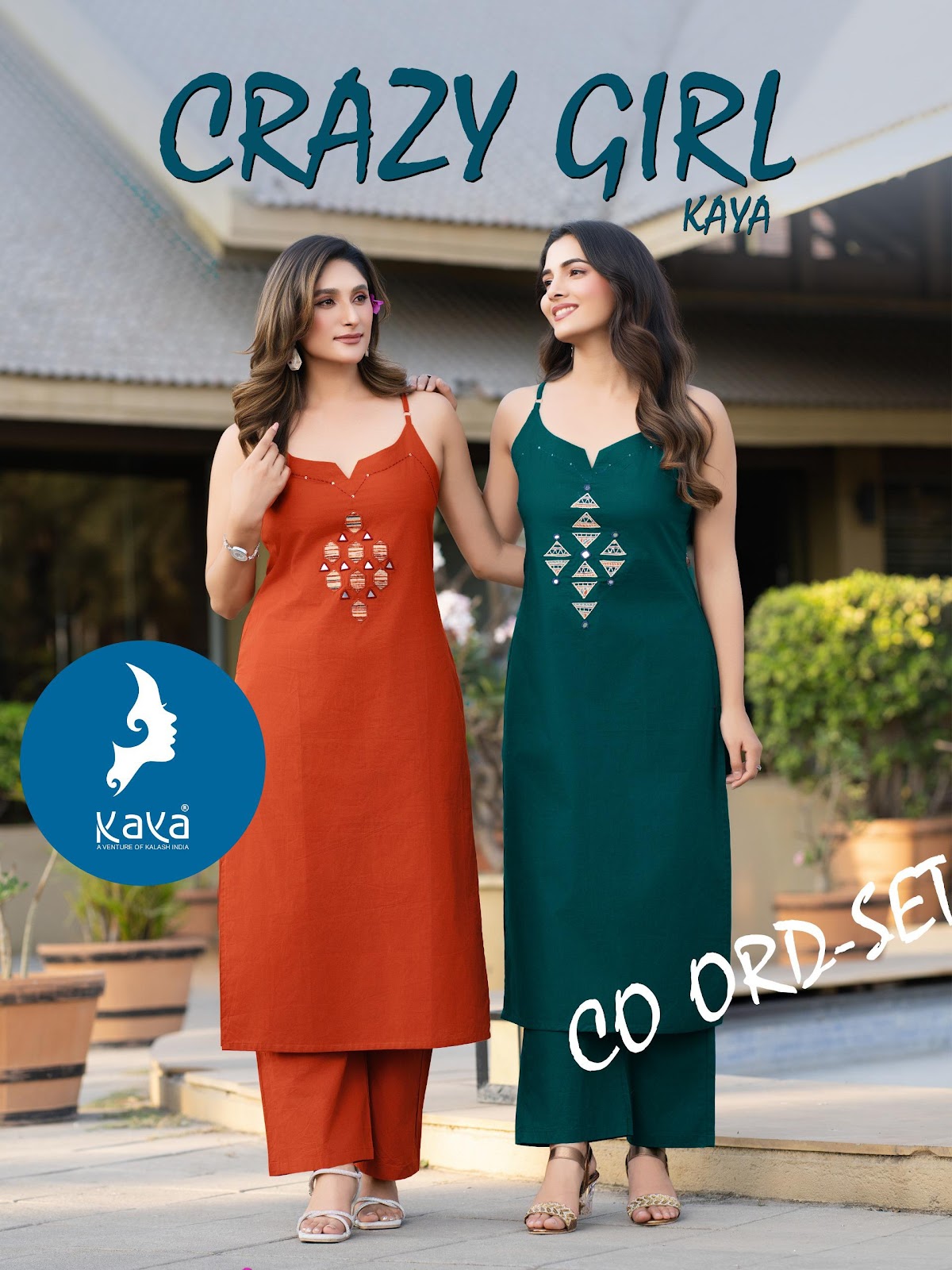 Crazy Girl Kaya Cotton Co Ord Set Exporter Ahmedabad