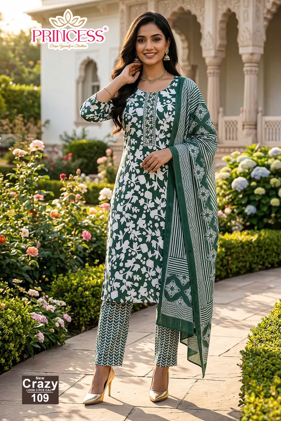 Crazy Princess Creation Readymade Cotton Pant Suits Wholesale Price