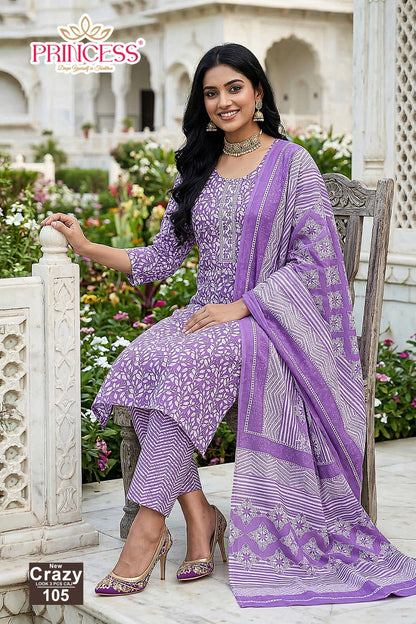 Crazy Princess Creation Readymade Cotton Pant Suits Wholesale Price