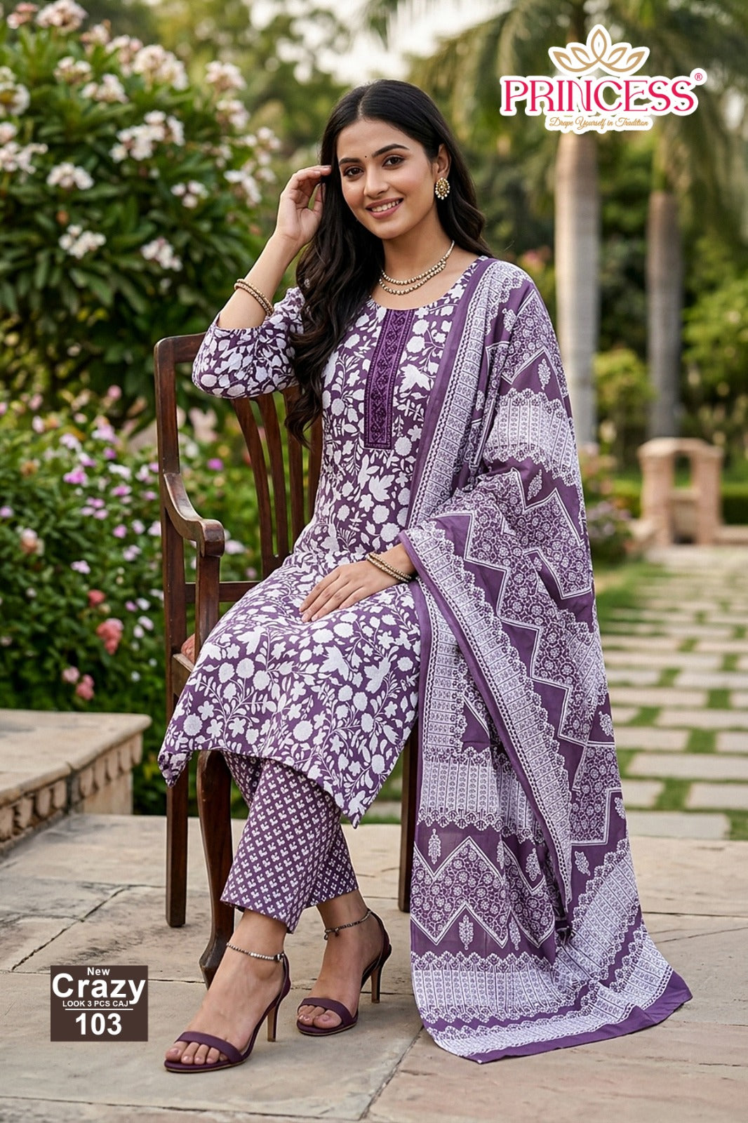 Crazy Princess Creation Readymade Cotton Pant Suits Wholesale Price
