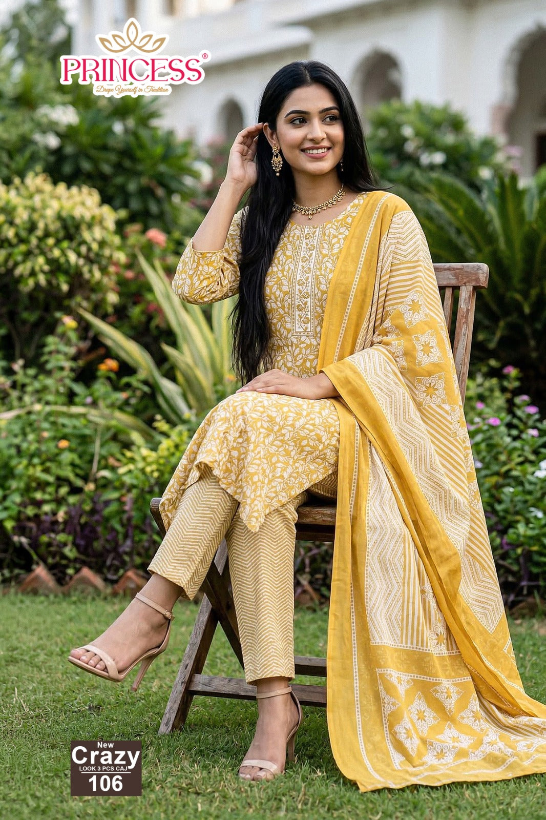 Crazy Princess Creation Readymade Cotton Pant Suits Wholesale Price