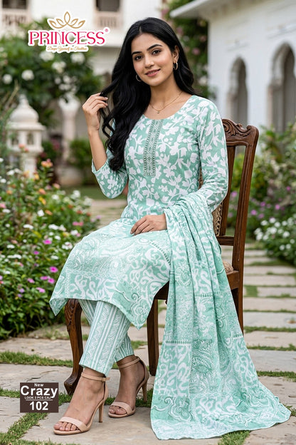 Crazy Princess Creation Readymade Cotton Pant Suits Wholesale Price
