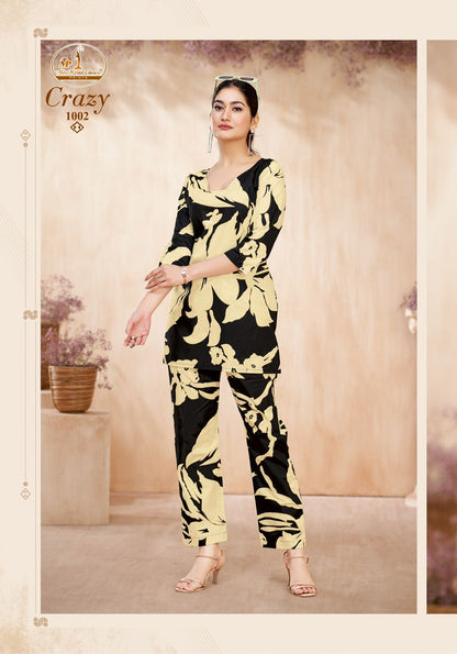 Crazy Vol 1 Miss World Choice Cotton Co Ord Set Wholesaler Ahmedabad