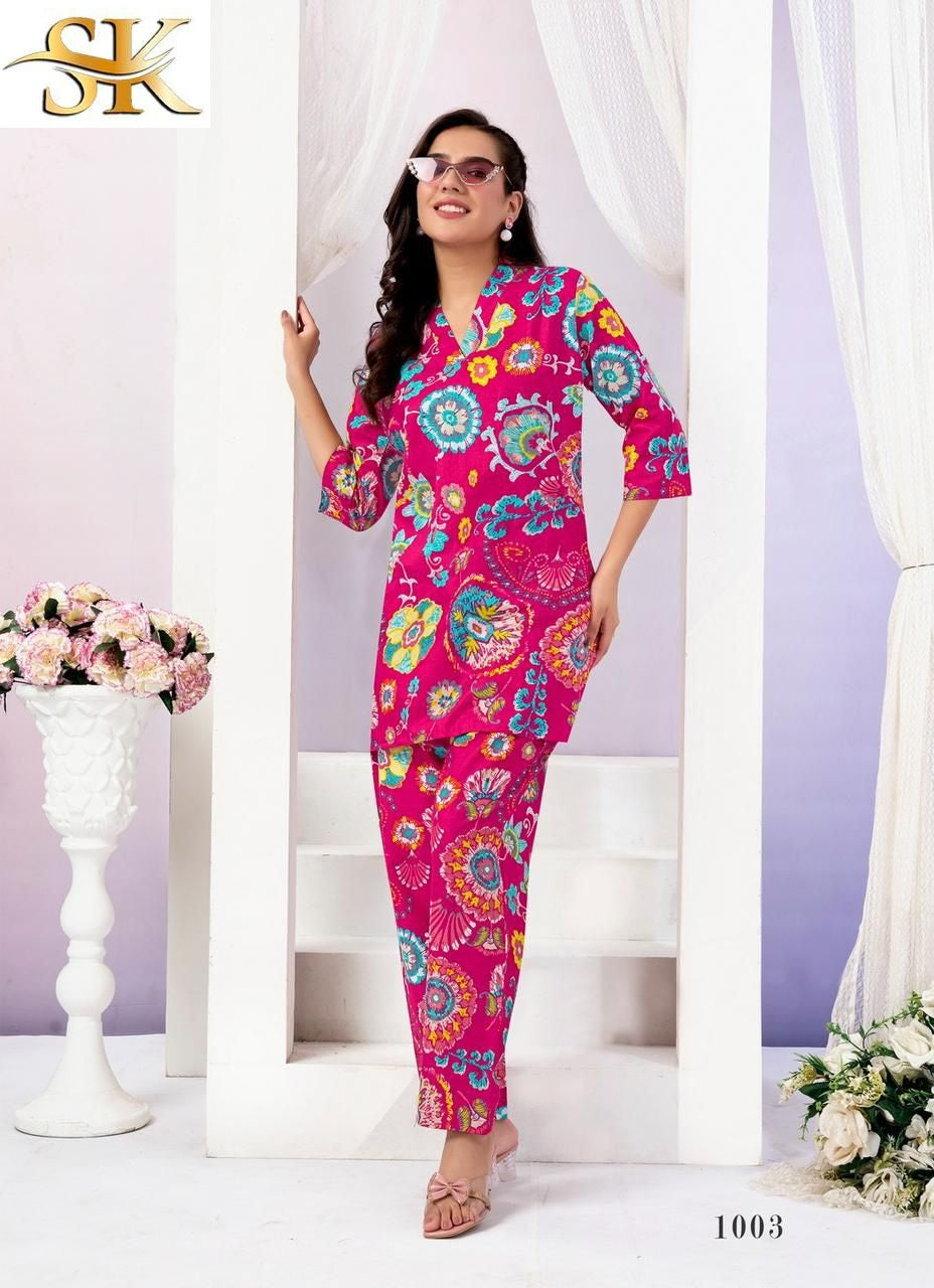 Crazy Vol 1 Sk Cotton Co Ord Set Manufacturer India