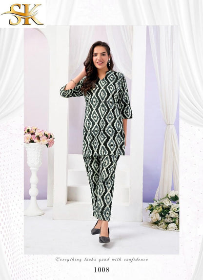 Crazy Vol 1 Sk Cotton Co Ord Set Manufacturer India