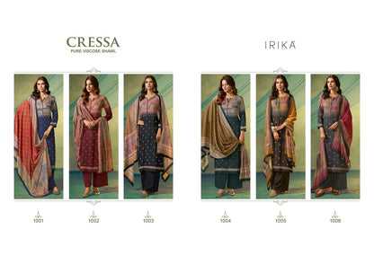 Cressa Irika Pashmina Suits Manufacturer Ahmedabad