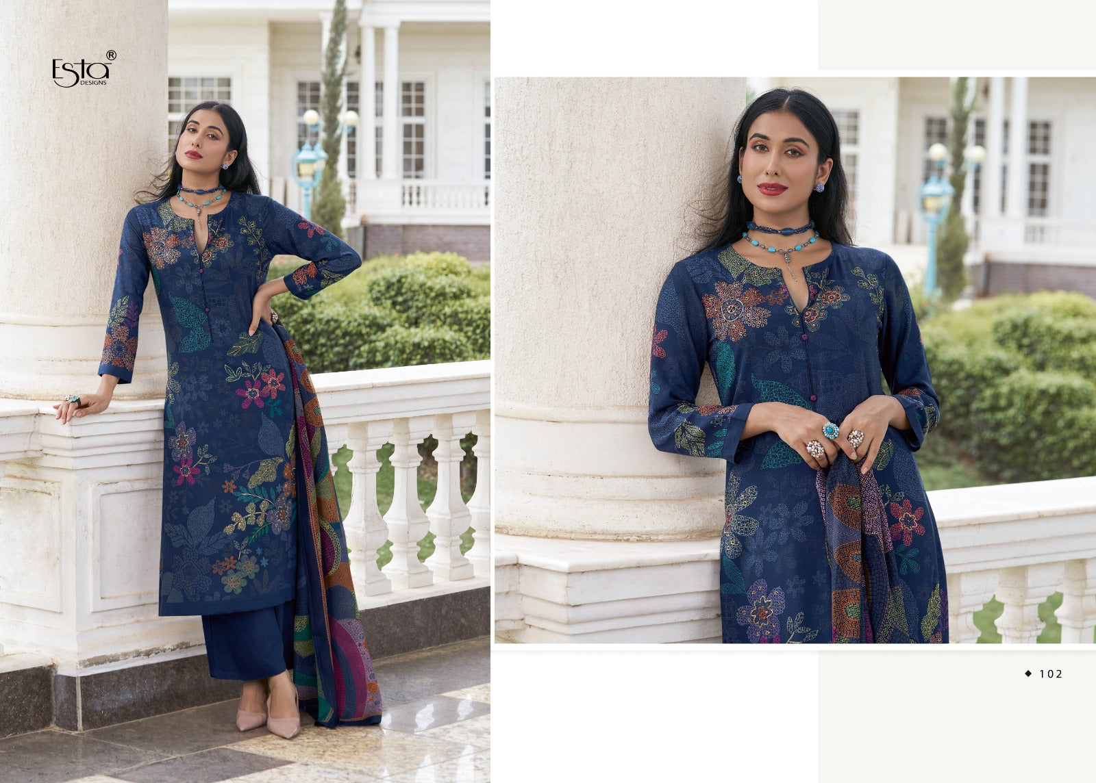 Cressda Esta Designs Pashmina Suits Wholesaler Gujarat