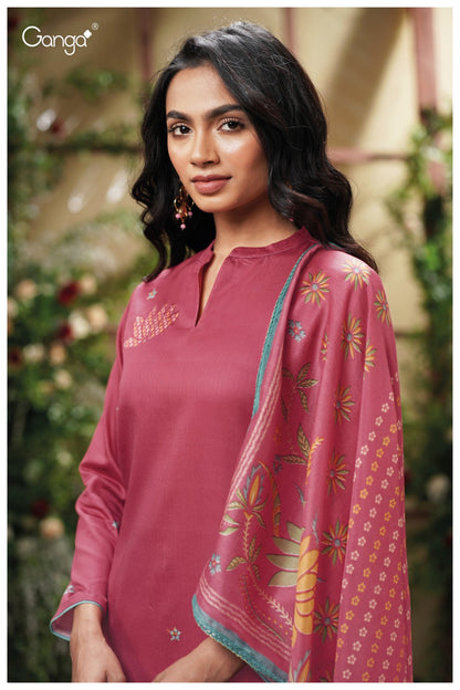 Creta 3797 Ganga Premium Cotton Plazzo Style Suits Manufacturer Ahmedabad