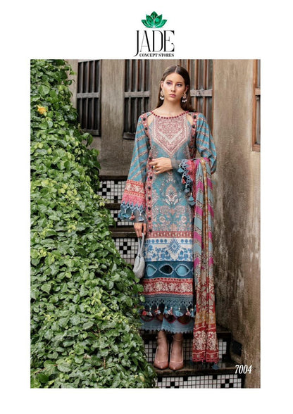 Crimson Heavy Lawn Vol 7 Jade Cotton Karachi Readymade Suits Wholesale Rate