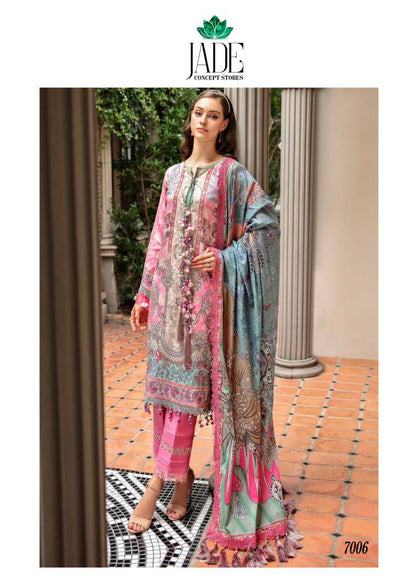 Crimson Heavy Lawn Vol 7 Jade Cotton Karachi Readymade Suits Wholesale Rate