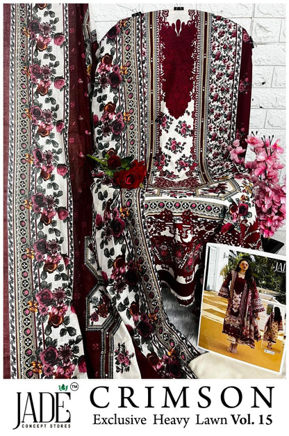 Crimson Vol 15 Jade Karachi Salwar Suits Supplier India