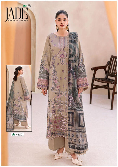 Crimson Vol 15 Jade Karachi Salwar Suits Supplier India