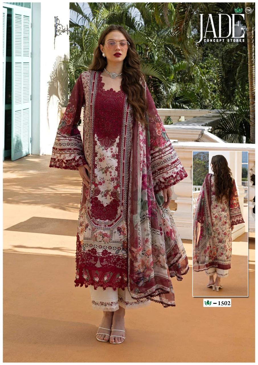 Crimson Vol 15 Jade Karachi Salwar Suits Supplier India