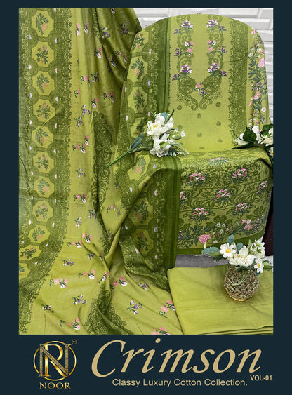 Crimson Vol 1 Noor Lawn Cotton Karachi Salwar Suits Wholesale Price