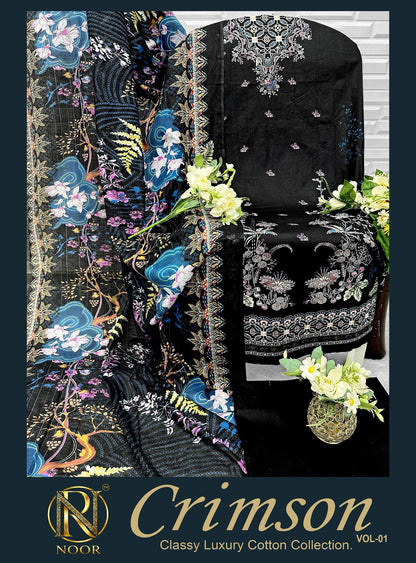 Crimson Vol 1 Noor Lawn Cotton Karachi Salwar Suits Wholesale Price