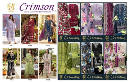 Crimson Vol 1 Noor Lawn Cotton Karachi Salwar Suits Wholesale Price
