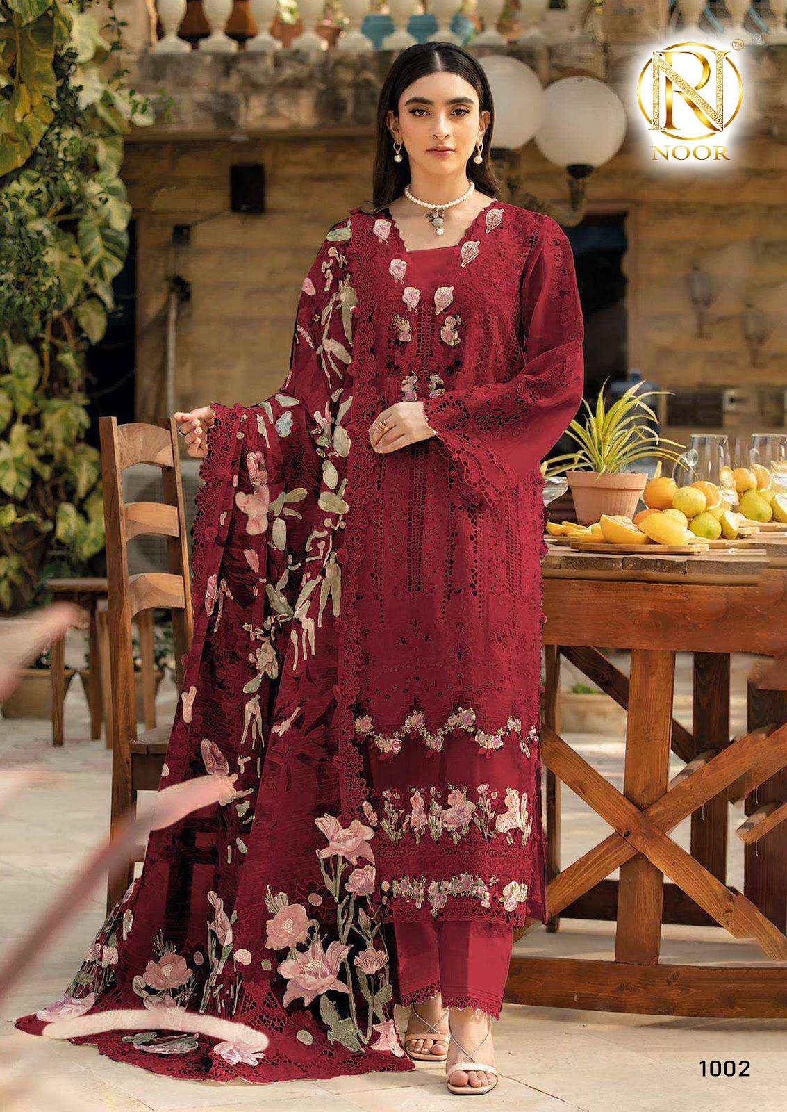 Crimson Vol 1 Noor Lawn Cotton Karachi Salwar Suits Wholesale Price