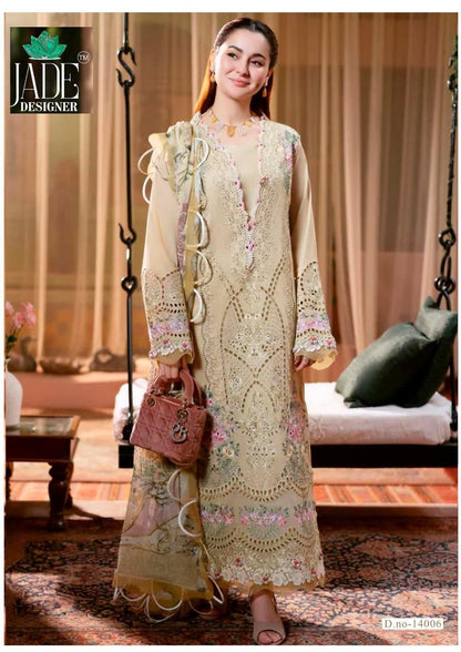 Crimsons Vol 14 Heavy Lawn Jade Designer Cotton Karachi Salwar Suits Manufacturer Gujarat