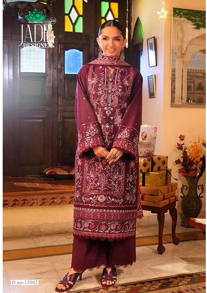 Crimsons Vol 15 Exclusive Heavy Lawn Jade Designer Cotton Karachi Salwar Suits Manufacturer India