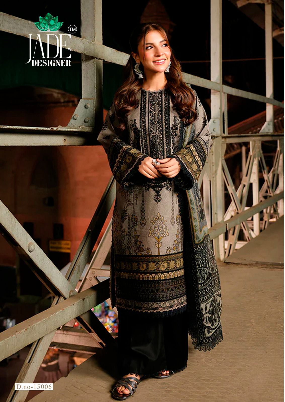 Crimsons Vol 15 Exclusive Heavy Lawn Jade Designer Cotton Karachi Salwar Suits Manufacturer India
