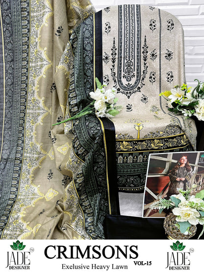 Rose Gold Rahi Fab Karachi Salwar Suits (1)