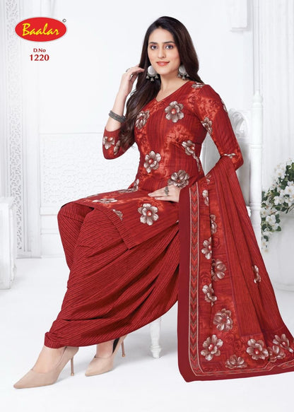 Cristal Patiyala Vol 12 Baalar Cotton Dress Material Wholesale Rate