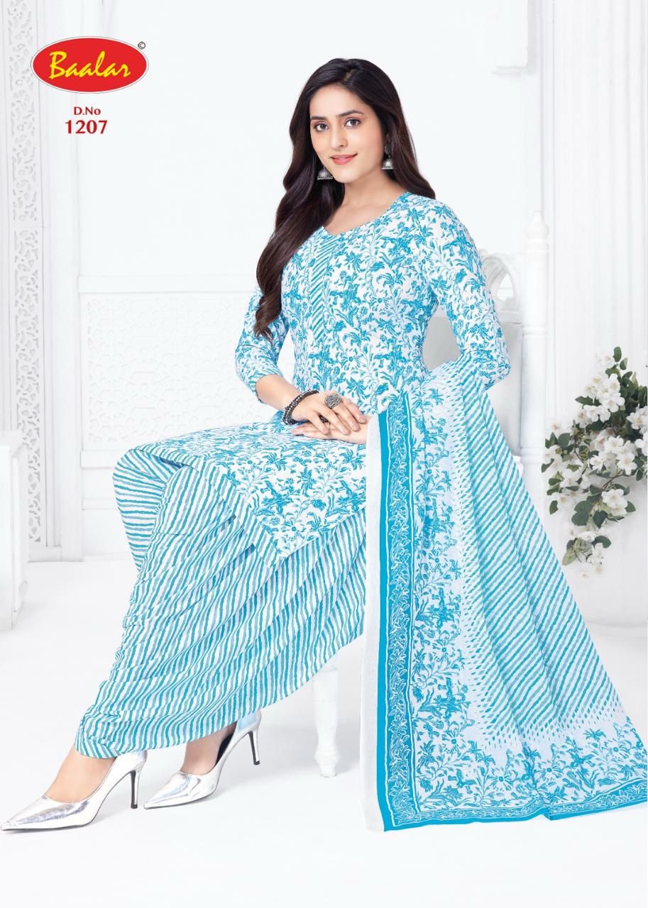 Cristal Patiyala Vol 12 Baalar Cotton Dress Material Wholesale Rate