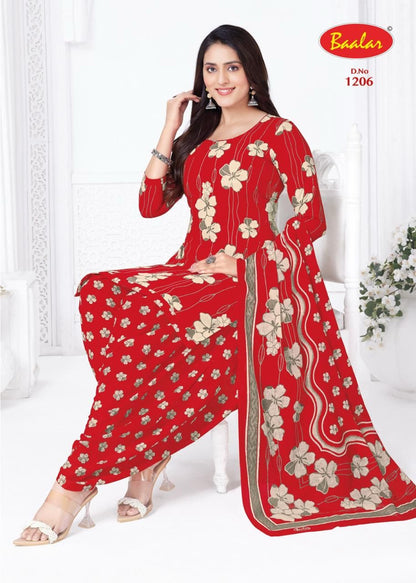 Cristal Patiyala Vol 12 Baalar Cotton Dress Material Wholesale Rate