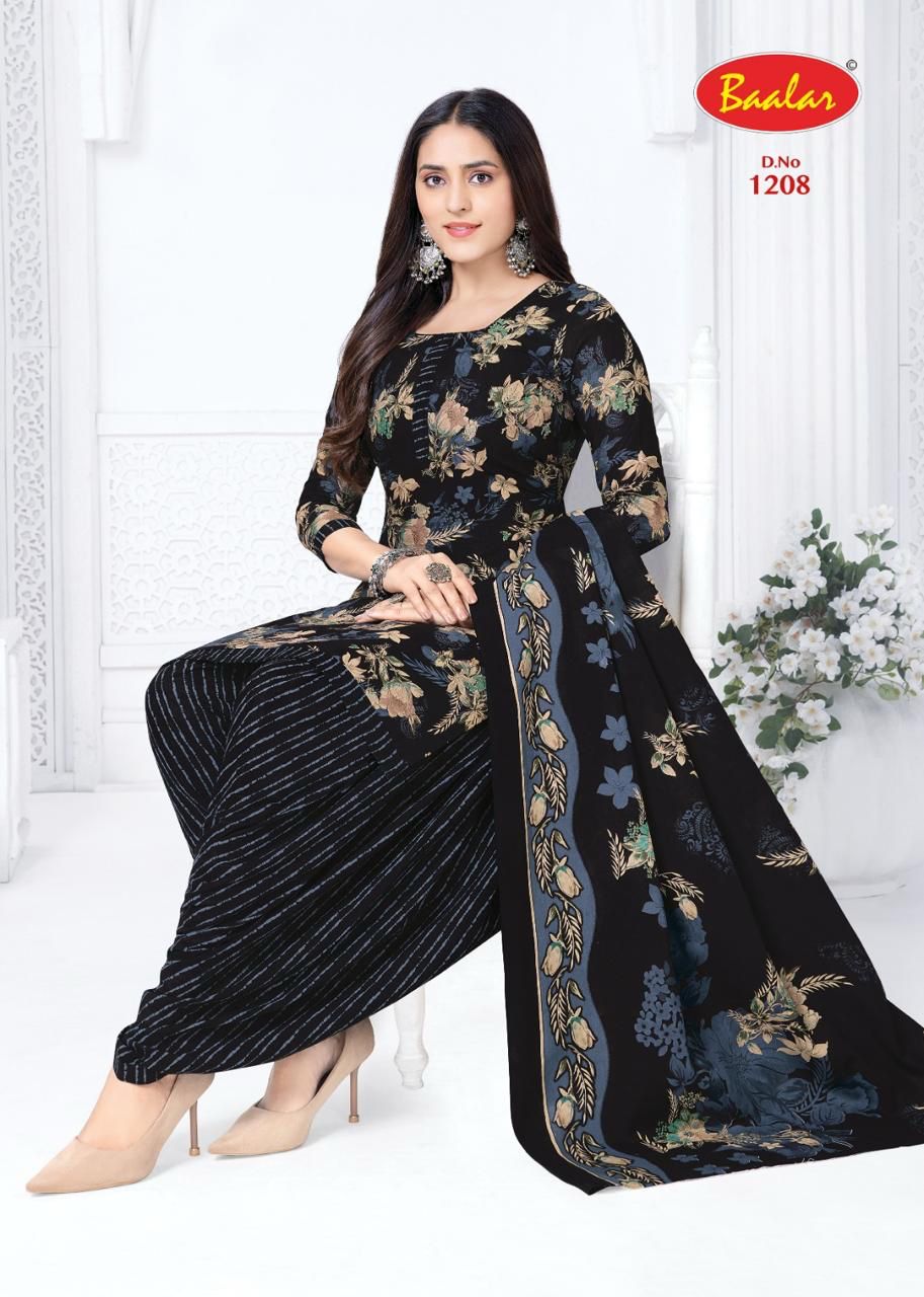 Cristal Patiyala Vol 12 Baalar Cotton Dress Material Wholesale Rate