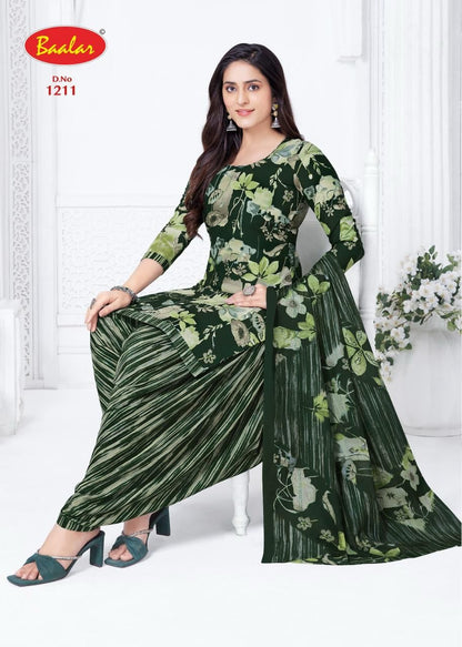 Cristal Patiyala Vol 12 Baalar Cotton Dress Material Wholesale Rate