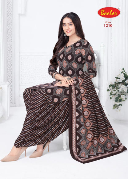 Cristal Patiyala Vol 12 Baalar Cotton Dress Material Wholesale Rate