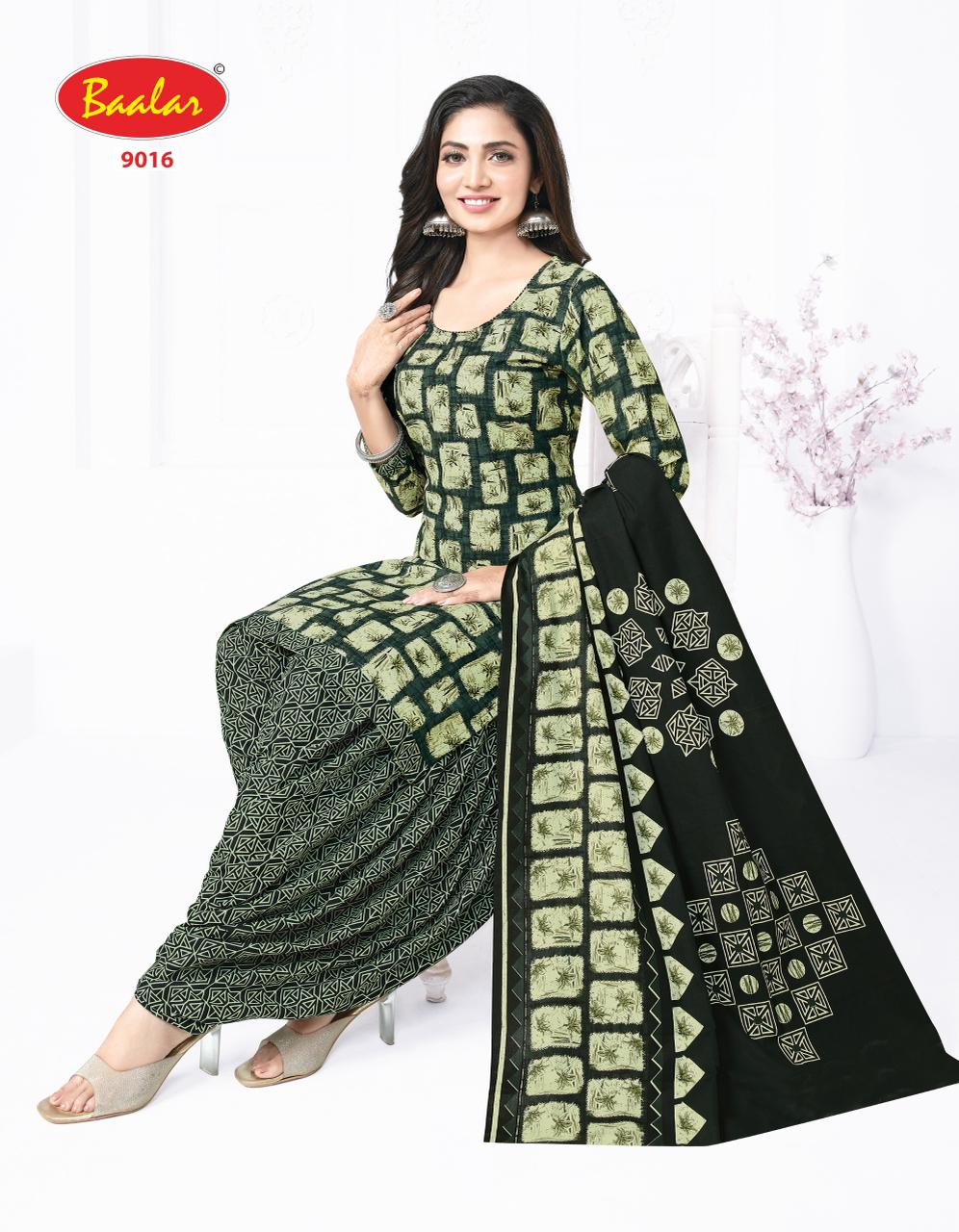 Cristal Patiyala Vol 9 Baalar Cotton Dress Material Supplier India