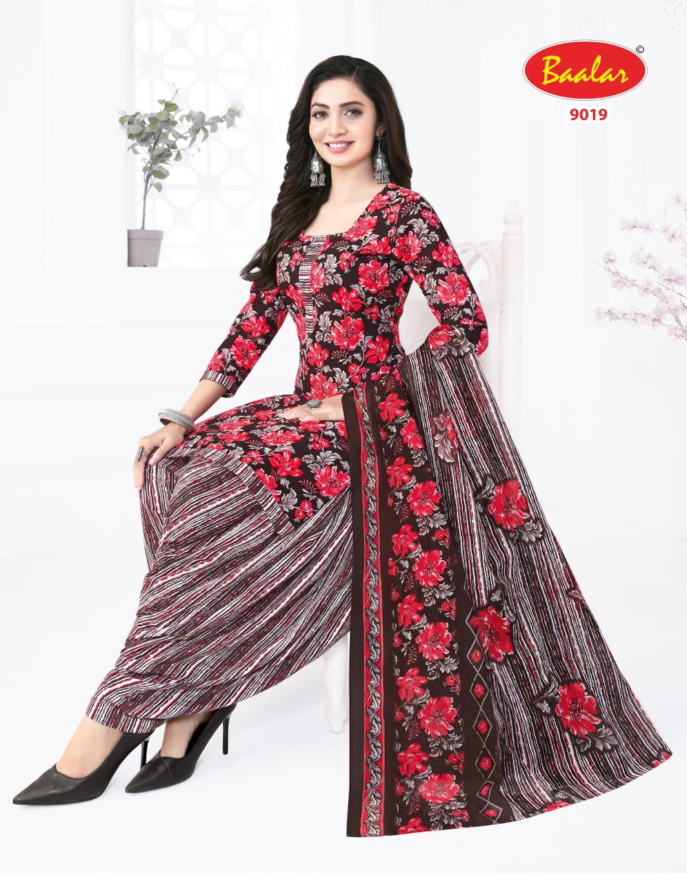 Cristal Patiyala Vol 9 Baalar Cotton Dress Material Supplier India