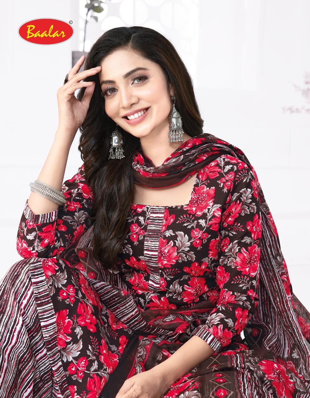 Cristal Patiyala Vol 9 Baalar Cotton Dress Material Supplier India