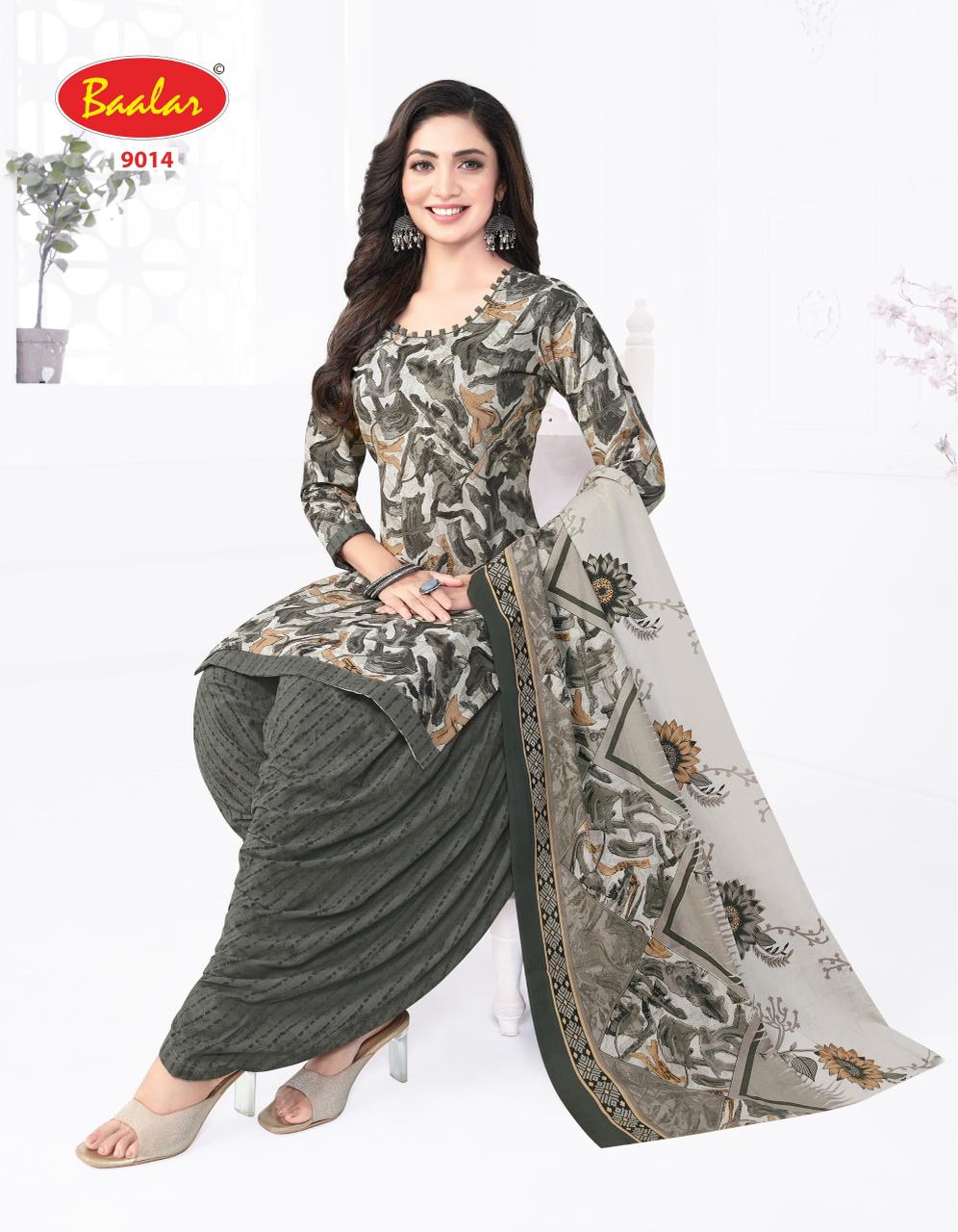 Cristal Patiyala Vol 9 Baalar Cotton Dress Material Supplier India