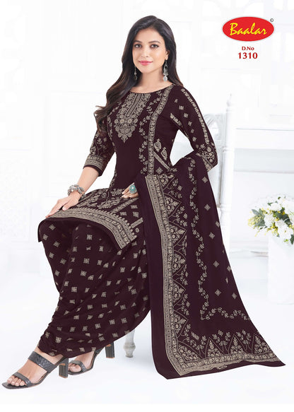 Cristal Vol 13 Baalar Cotton Dress Material Wholesaler