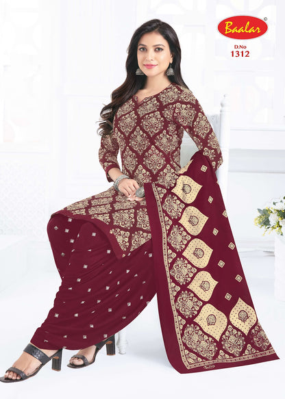 Cristal Vol 13 Baalar Cotton Dress Material Wholesaler