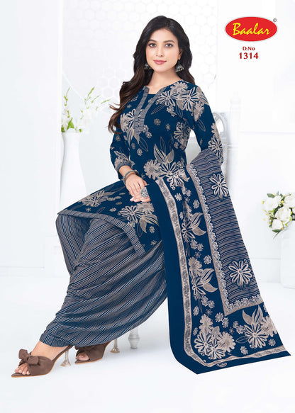 Cristal Vol 13 Baalar Cotton Dress Material Wholesaler