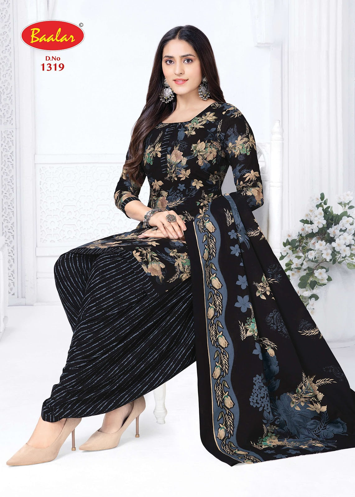Cristal Vol 13 Baalar Cotton Dress Material Wholesaler