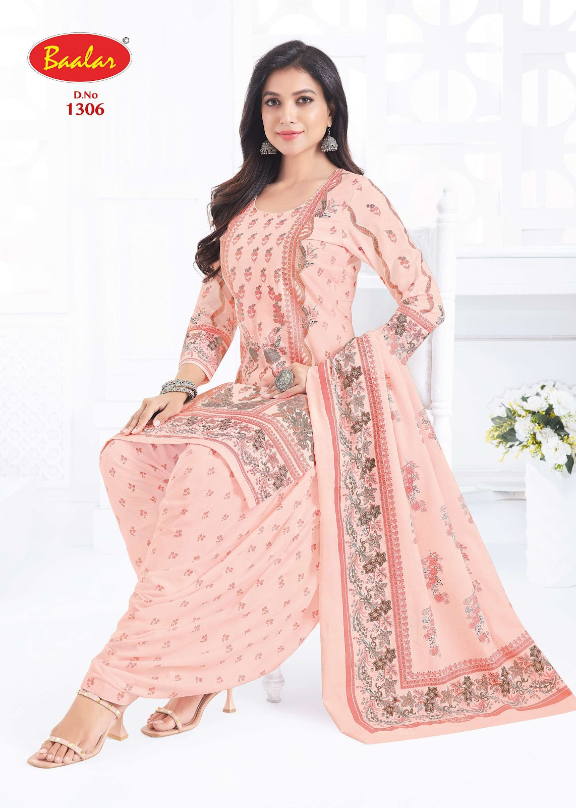 Cristal Vol 13 Baalar Cotton Dress Material Wholesaler