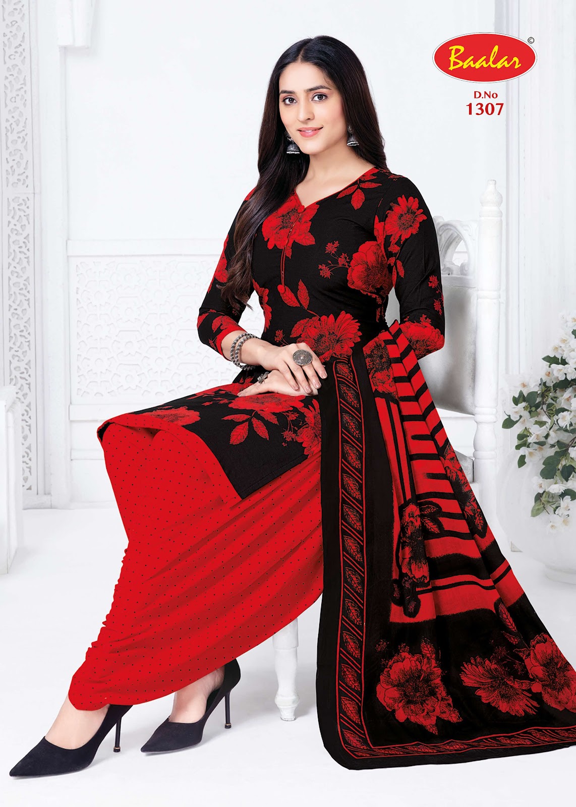 Cristal Vol 13 Baalar Cotton Dress Material Wholesaler