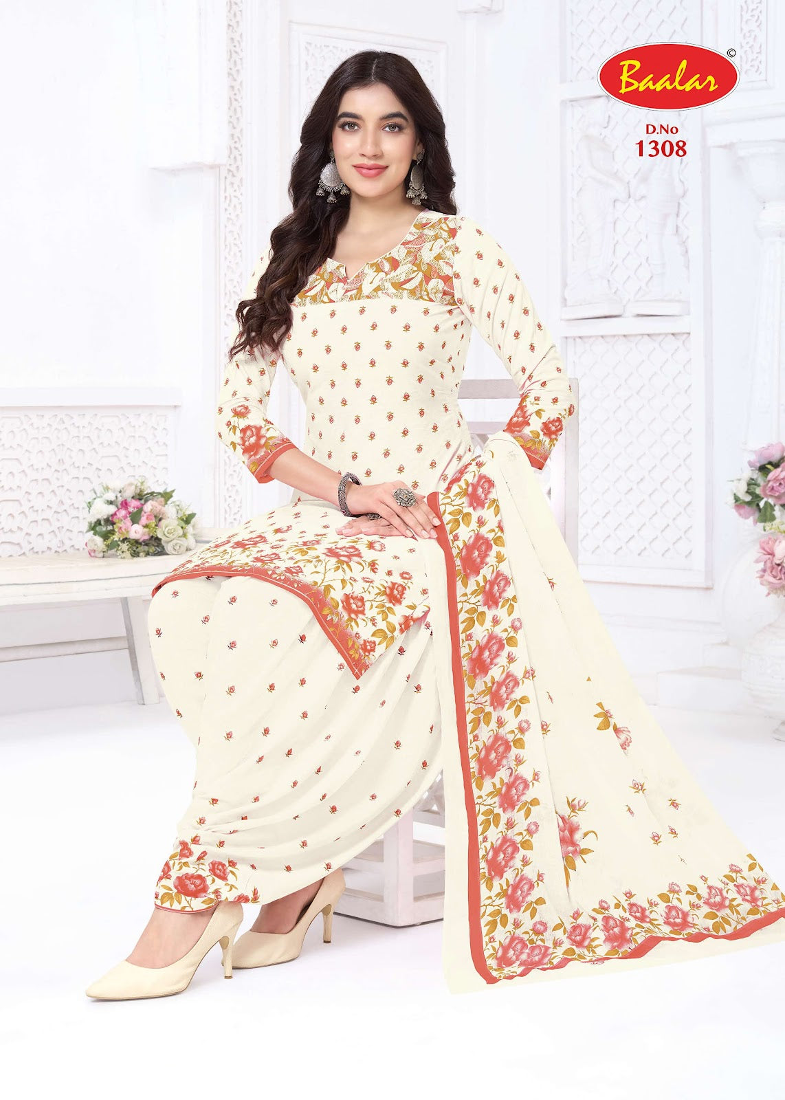 Cristal Vol 13 Baalar Cotton Dress Material Wholesaler