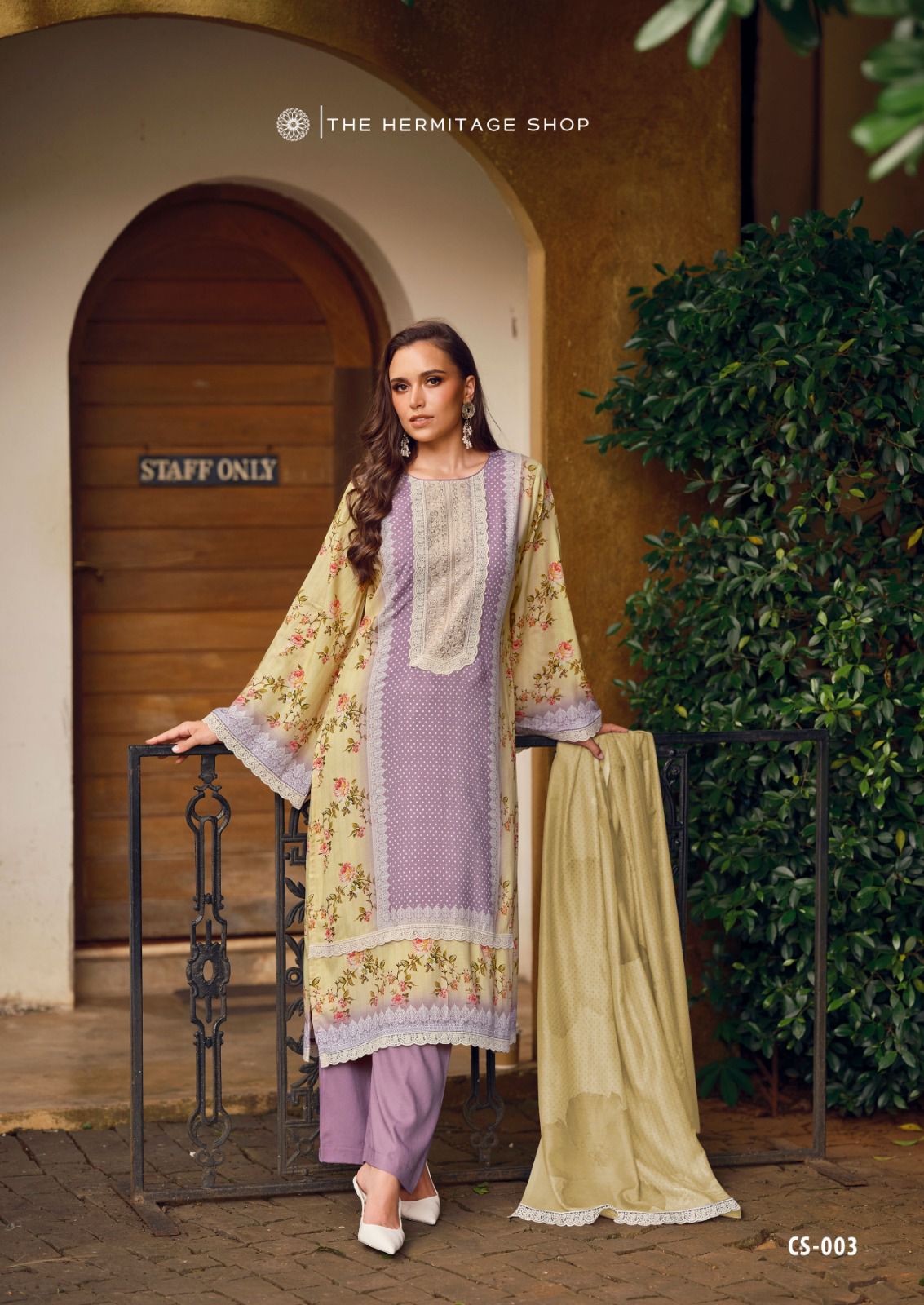 Cross Stitch The Hermitage Shop Lawn Cotton Karachi Salwar Suits Supplier Gujarat