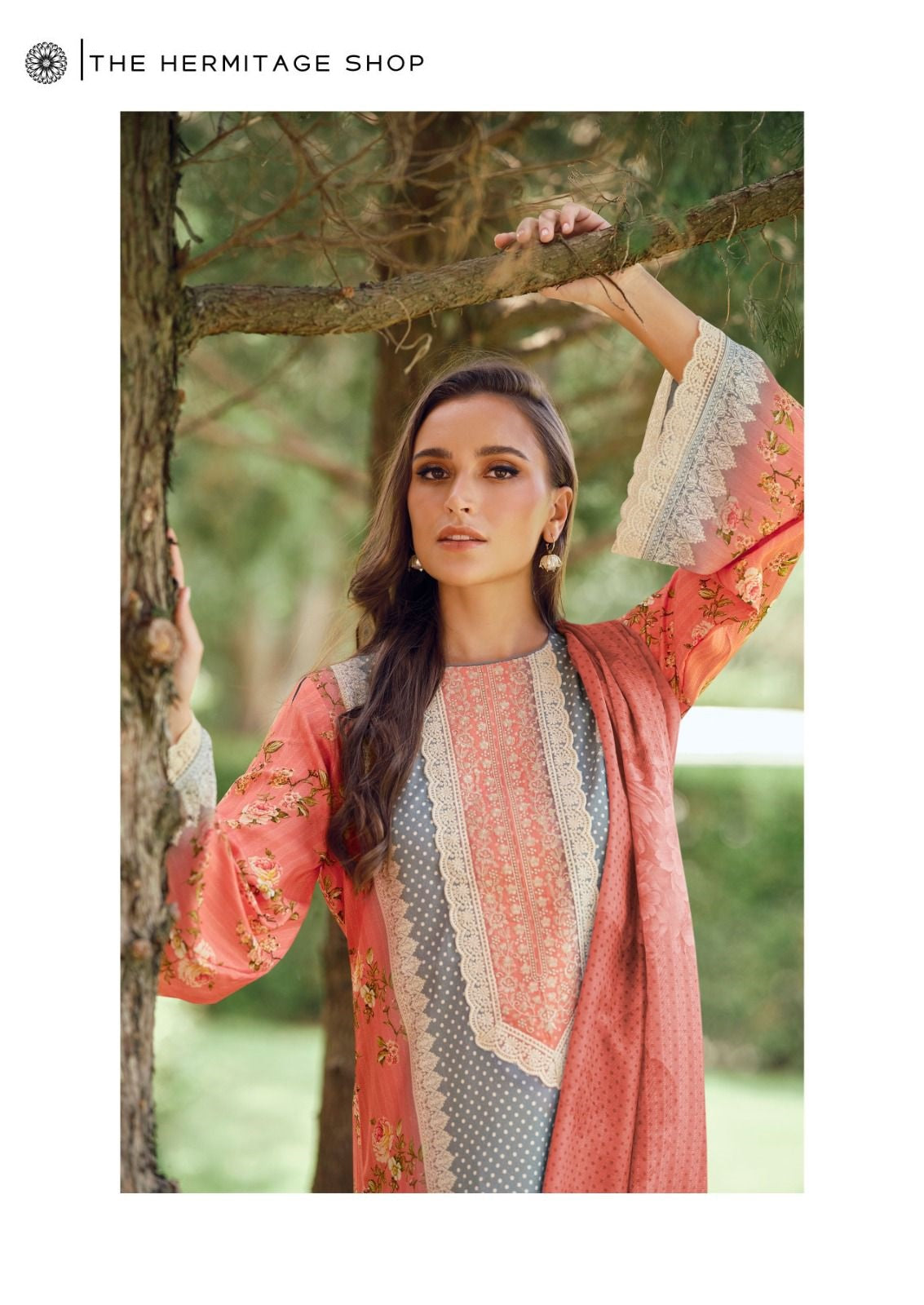 Cross Stitch The Hermitage Shop Lawn Cotton Karachi Salwar Suits Supplier Gujarat