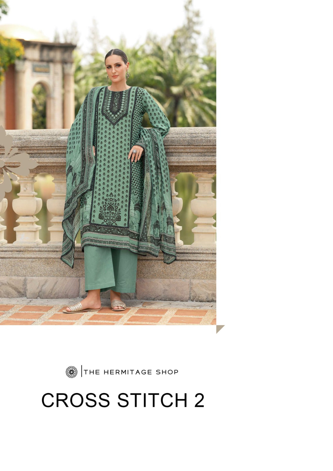 Cross Stitch Vol 2 The Hermitage Shop Viscose Karachi Salwar Suits Wholesale