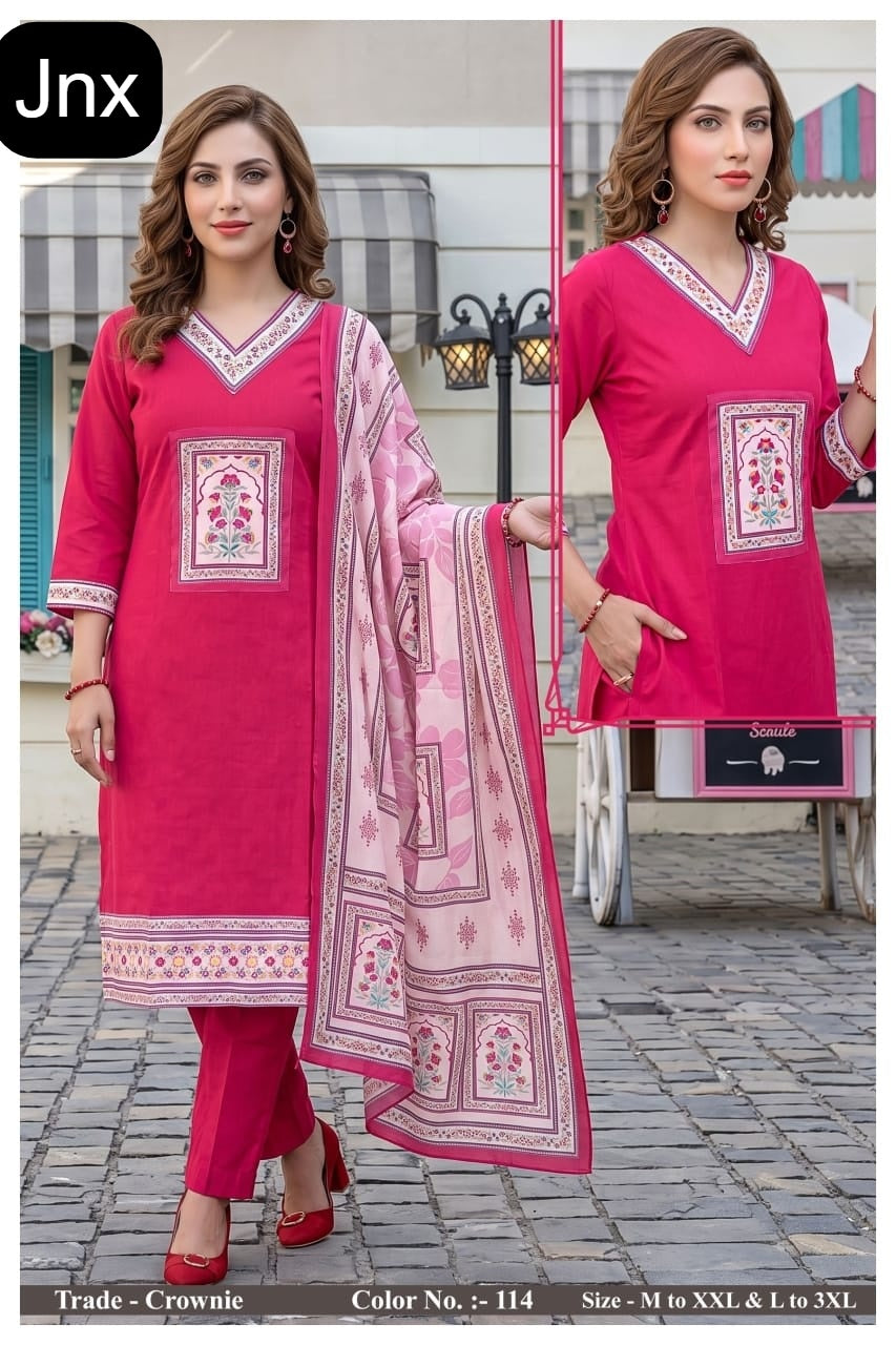 Crownie Jnx Vertican Readymade Pant Style Suits Supplier