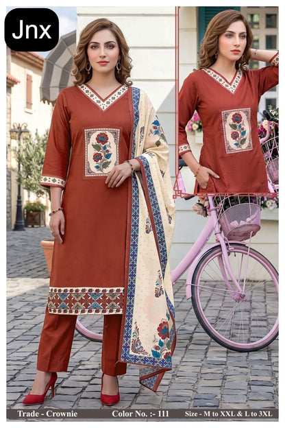 Crownie Jnx Vertican Readymade Pant Style Suits Supplier
